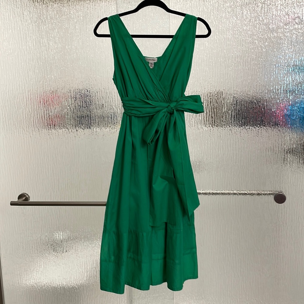 Calvin Klein green dress